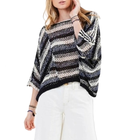 Free People Sweaters - Free People Pearl Searching Sweater Pull Over Knit Sz S